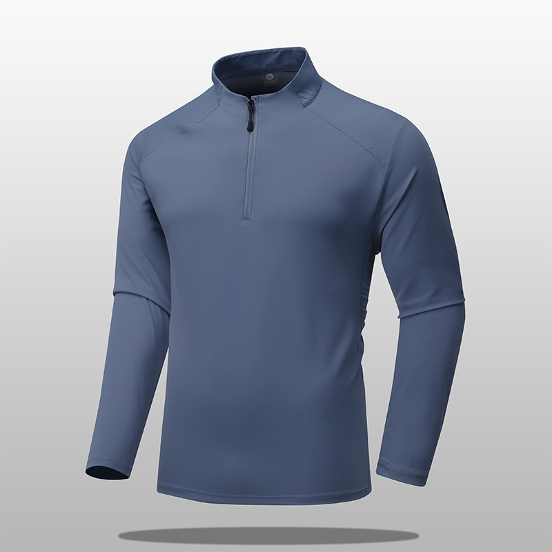 Travel sports base body-friendly demi-season cardigan for leisure with zipper, long-sleeve, high collar