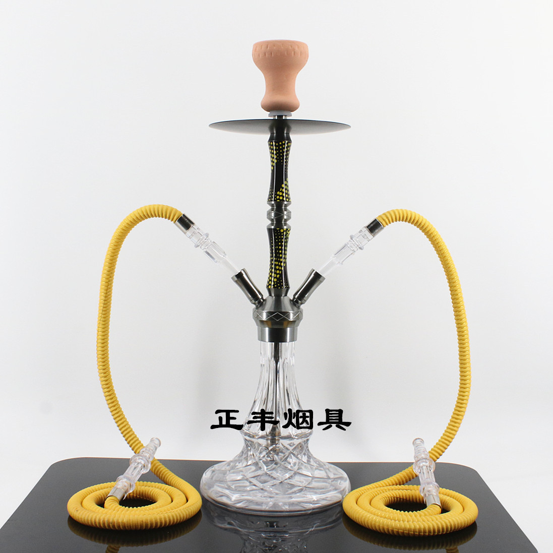 중형 이중관 노란색(붉은 진흙 연기 냄비) - 세트 없음