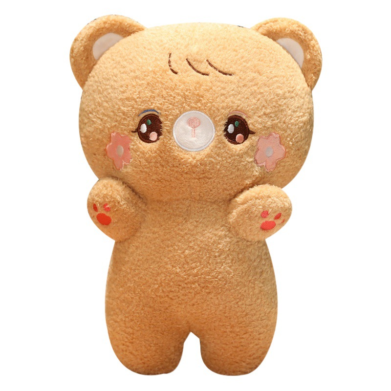 Lindo oso juguete de peluche cordero gato pingüino muñeca los niños miel frijol muñeca regalo