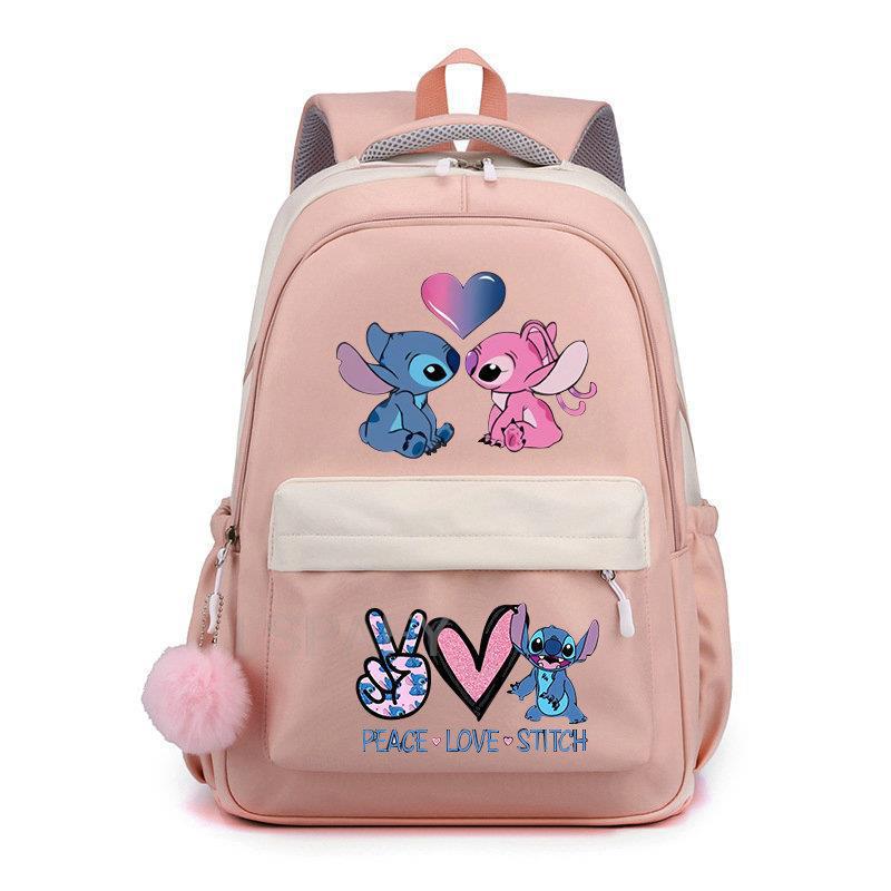Mochila Escolar Infantil con Dibujos Animados de Nylon Ultraligera y Resistente al Desgaste para Escuela image 32