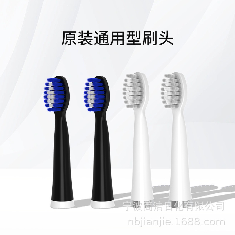 成人电动牙刷通用型口腔清洁软毛替换简约牙刷头工厂直销批发跨境
