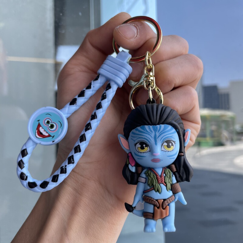 国境を越えた漫画アバターのキーホルダー立体人形バッグカップルストラップ自動車キーホルダー小プレゼント卸売り|undefined