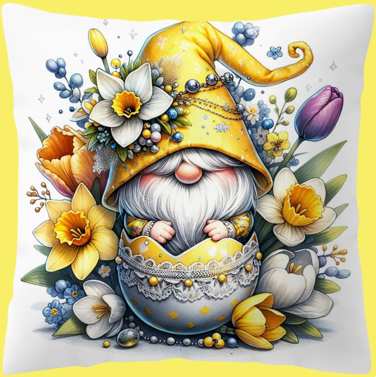 Huevo de Pascua Camión Impresión Funda de almohada Conejo transfronterizo Decoración de vacaciones Hogar Sofá Funda de almohada Funda de cojín