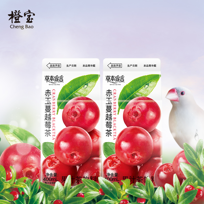 크랜베리 홍차 400ml*8박스