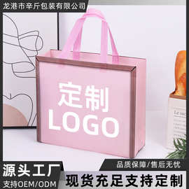 覆膜无纺布袋子环保立体购物手提袋广告印logo批发礼品环保定制