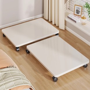 Movable Storage Box Base with Pulley Storage Rack Organizer Box Host Tray Flower Stand Bottom Rack Universal Wheel Bracket