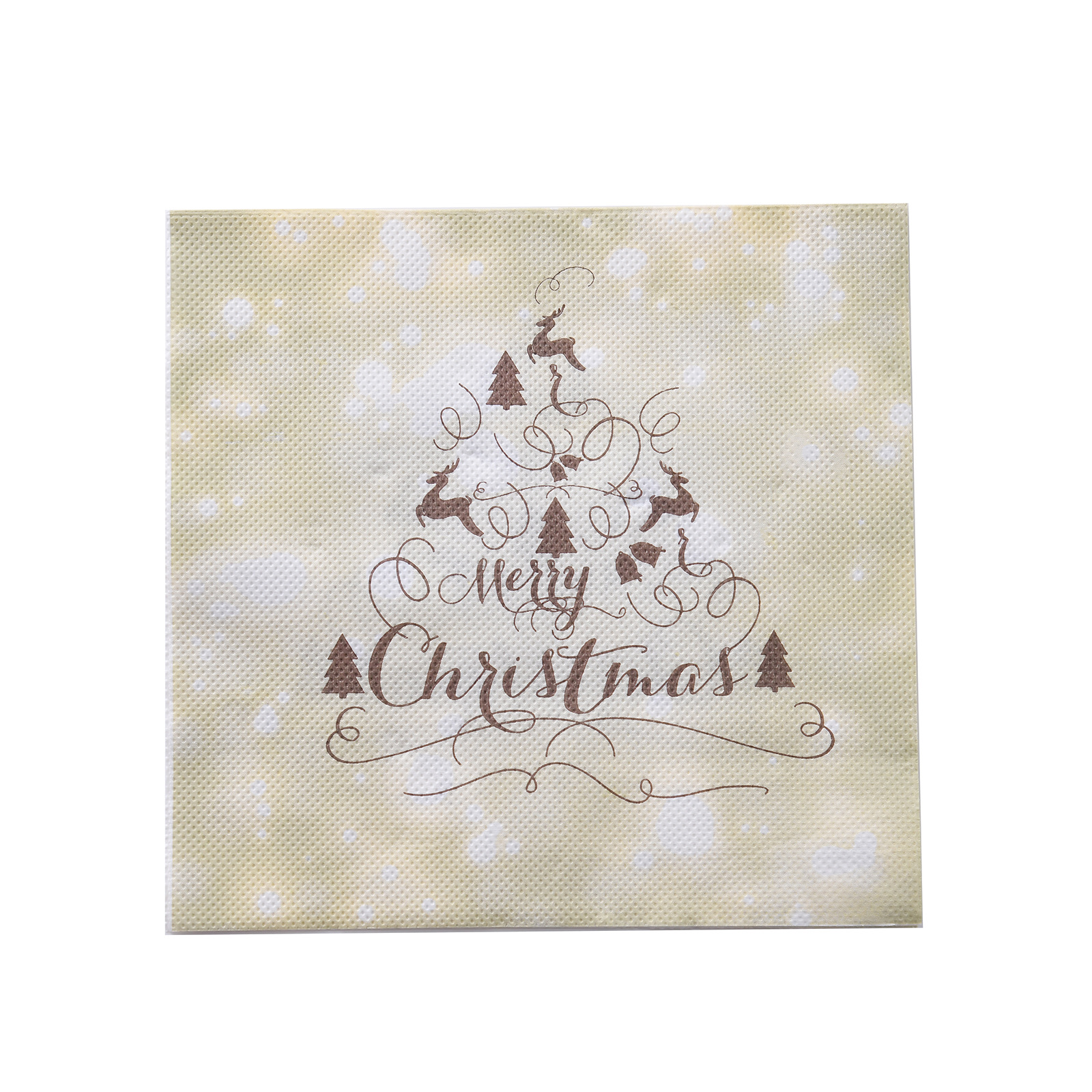 Transfronterizo nuevo plato de papel desechable taza de papel dorado decoración suministros traje de Navidad tema Fiesta vajilla