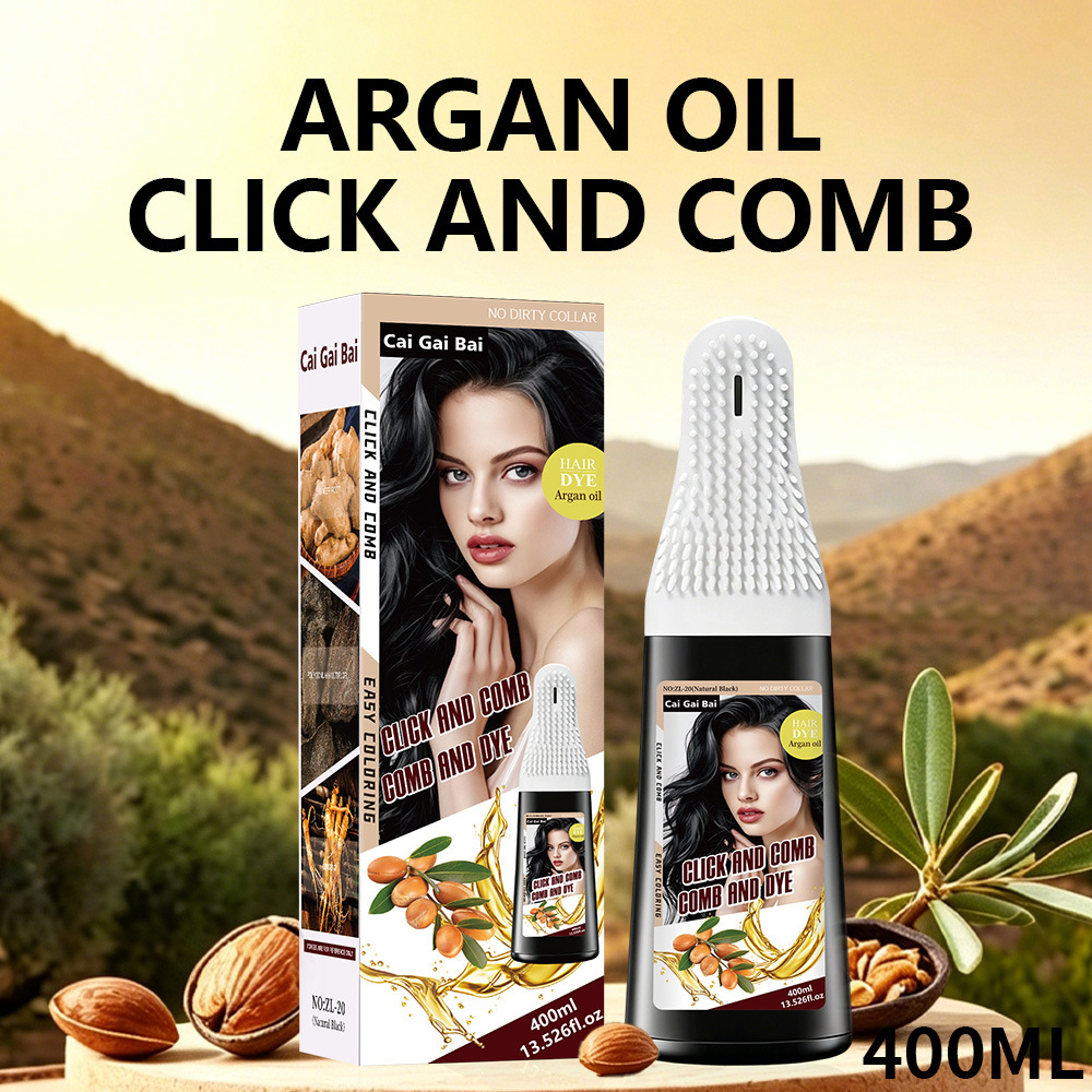 Tinte en Crema para Canas con Peine, Cobertura de Canas para Cabello image 3