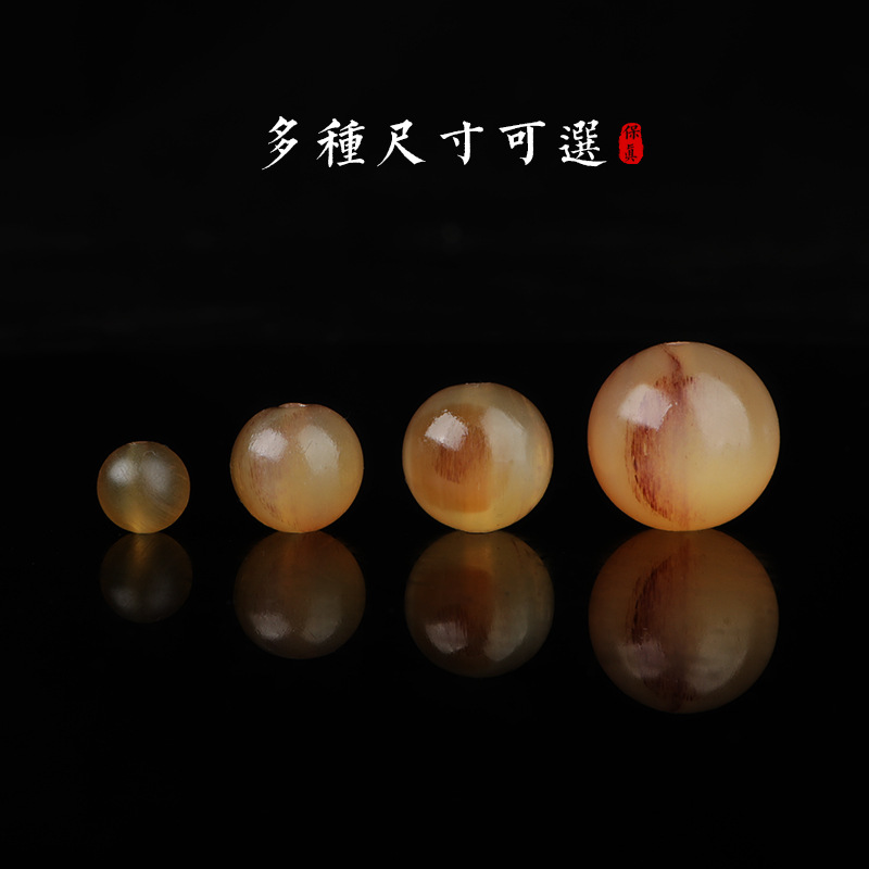자연 티베트어 램 경적 느슨한 비즈 라운드 비즈 티 DIY108 부처님 비즈 스타와 달 RUDRAKSHA 쥬얼리 액세서리