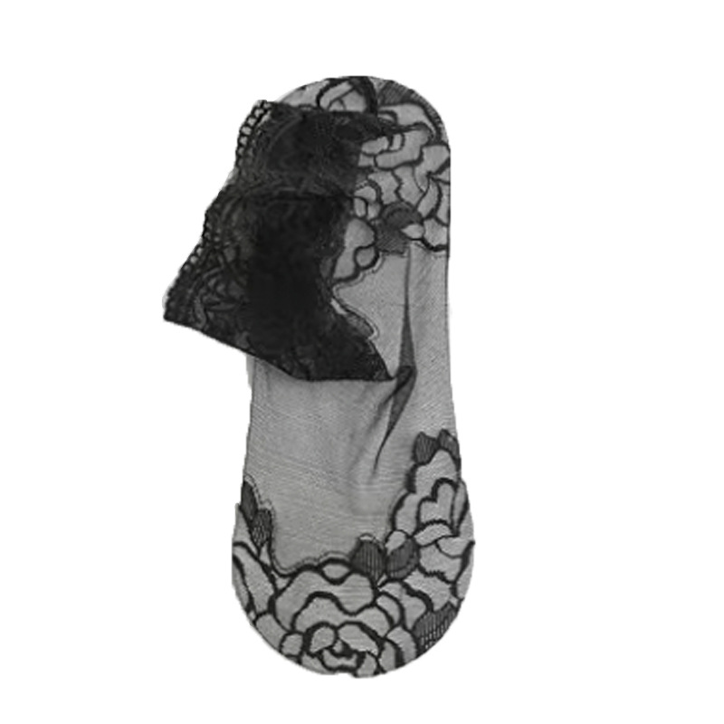 Calcetines de mujer de primavera y verano a media pantorrilla calcetines de tobillo de encaje calcetines de fondo de algodón japonés al por mayor directo de fábrica al por mayor suministro de puesto