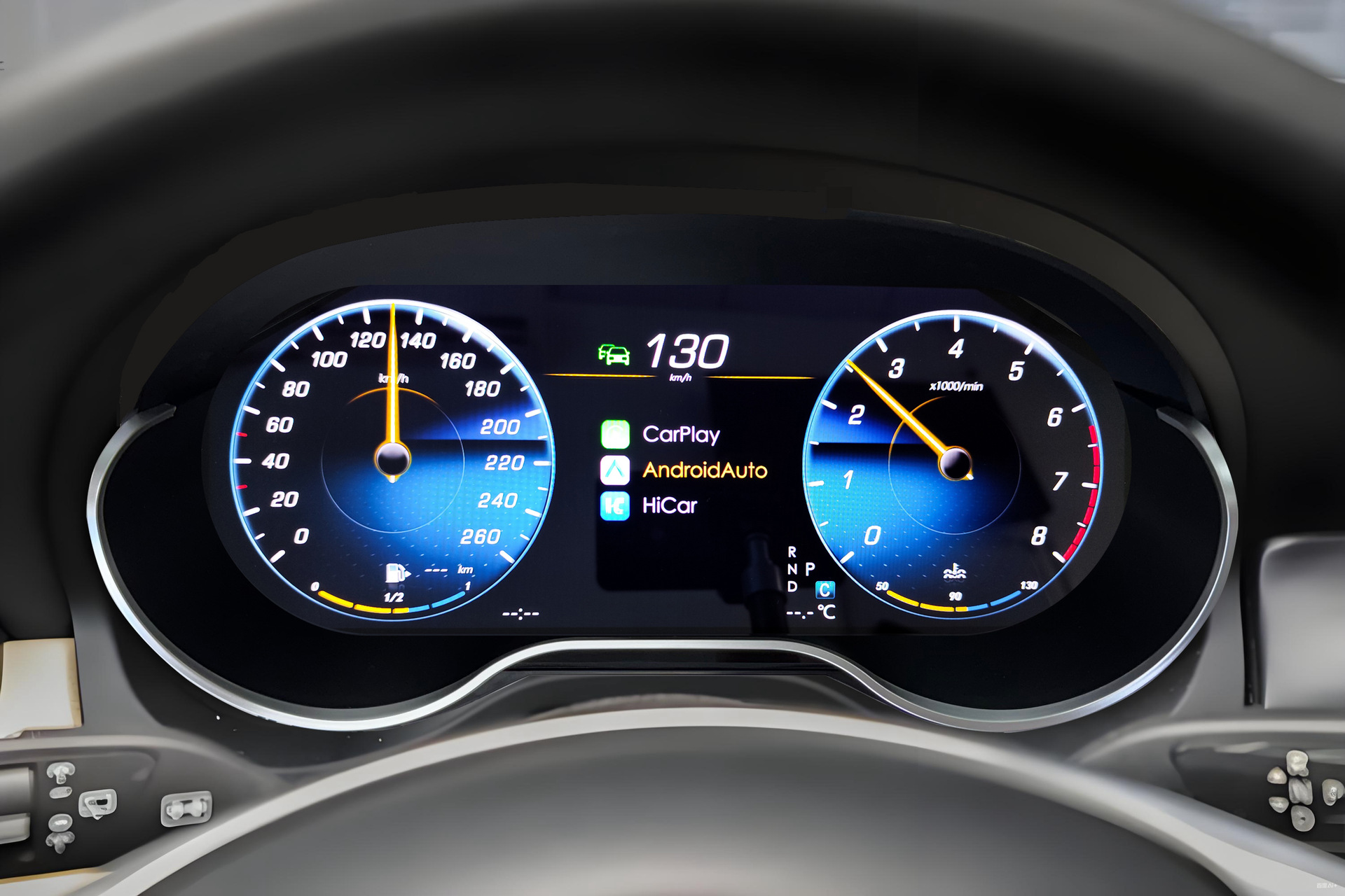 Suitable for Mercedes-Benz a Cla/Gla New Models, the Lcd Instrument Panel Supports Carplay, Android Auto, and Hicar