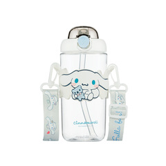 艾可思三麗鷗繽紛太空杯兒童夏天專用吸管杯女生2024新款塑料杯