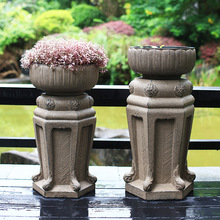 批發中式石雕石墩庭院石凳花園別墅戶外裝飾造景擺件花盆底座凳子