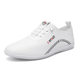 2024 New Spring and Autumn Men's Business Casual Thin Leather Shoes Soft Sole Lightweight Leafy Shoes Lefu Shoes for Men