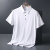 Silk elite polo, short sleeve T-shirt, summer clothing