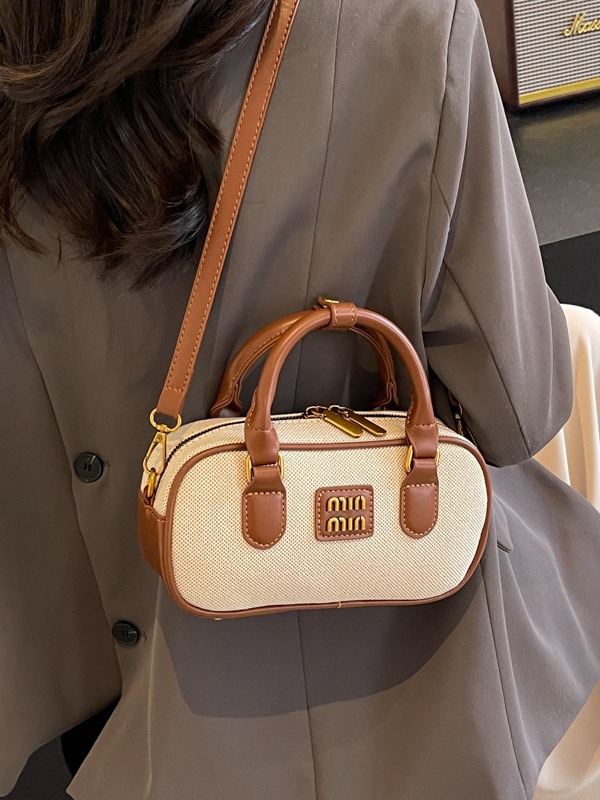 Texturas coreanas bolsas de mano para mujeres 2024 nuevo comercio exterior retro retro bolsas de bolos de hombro