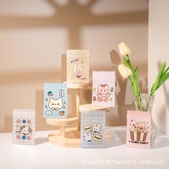 ミニ漫画風ジップロックバッグ、押し留め式、アクセサリー収納、ギフト用密封袋、包装袋、売れ筋、越境販売の人気商品