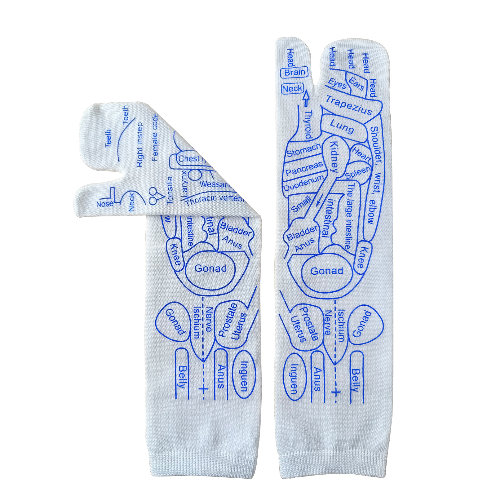 Acupoint Massage Socks Xue Wei Wa Foot Reflexology Socks Unisex 35-39 Natural Resin Massage Tool quality and texture