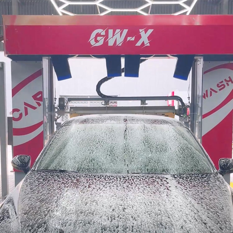 Efficient Cleaning of the Entire Vehicle Without Dead Spots, Water-Wax Coating, Strong Wind Drying, Fully Automatic Contactless Car Washing Machine
