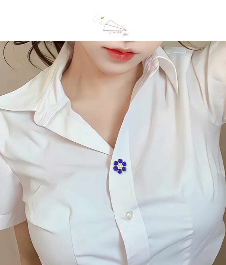 Elegant Glam Pin Flower Alloy Copper Unisex Button Cover Brooches display picture 6