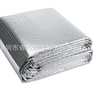 Double-sided aluminized single-layer bubble film 0.6*5 m folding PE bag packaging household heat insulation reflective material