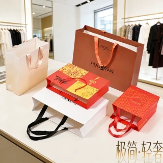 礼品袋定制红色手提袋伴手礼包装烫金纸袋婚庆喜糖袋定做教师节