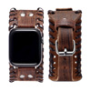 TEMU Qinuo cross -border thermal sale strap is suitable for real cowhide strap for Apple iWatch smart watches