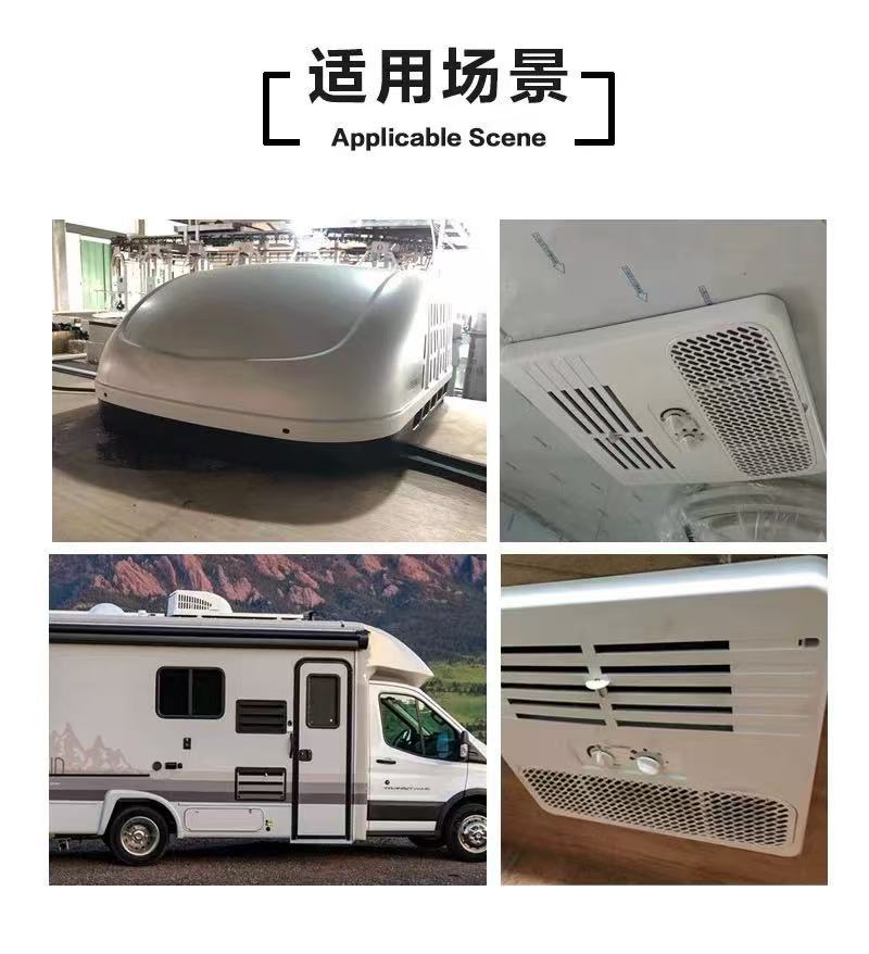 Direct from the Manufacturer: Overhead Parking Air Conditioner 115V/220V All-In-One Unit for Food Trucks, Electric Air Conditioner for Camping Vehicles, Rvs, and Car-Mounted Air Conditioning