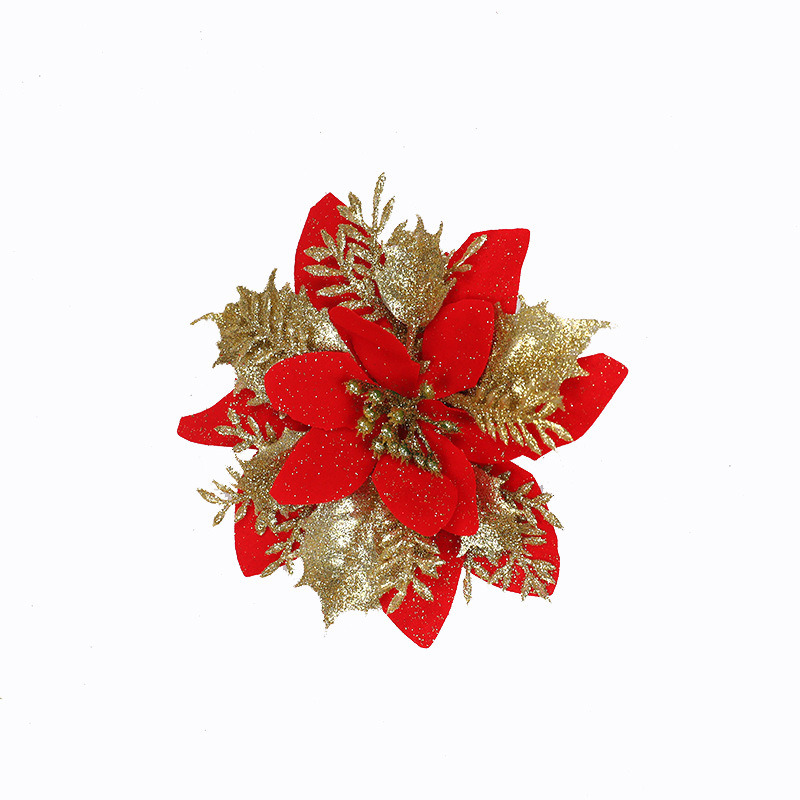 Gold + Red (three-layer three-dimensional flower)