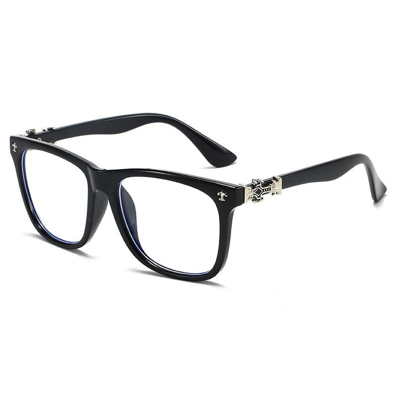 TR marco cuadrado gafas para hombres y mujeres a prueba de luz azul gafas de luz plana de la misma red de gafas de grado médico a prueba de luz azul