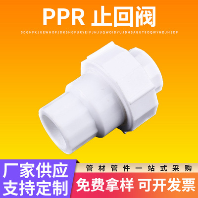 家装精品ppr管件 热熔自来水给水管ppr热熔单向止回阀 止水阀批发|ru