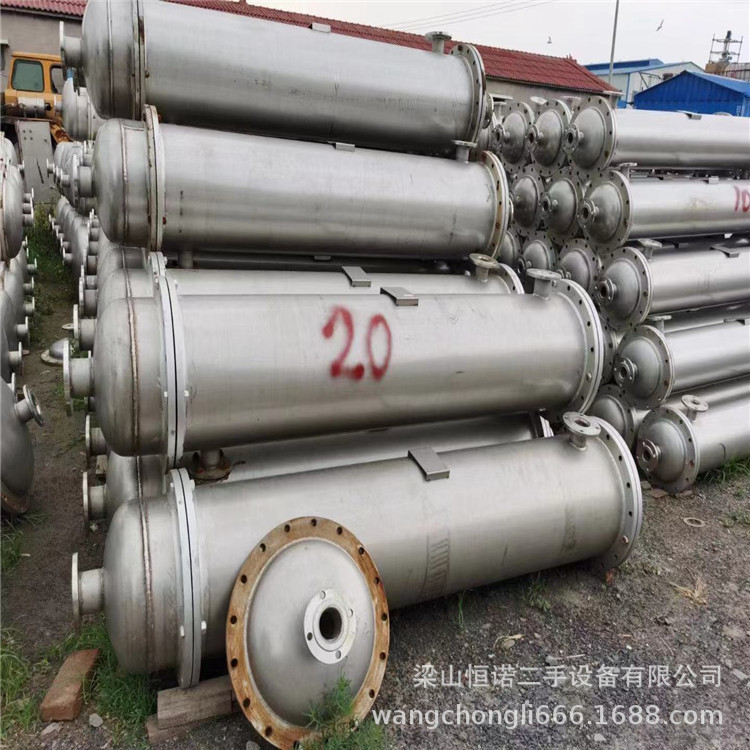 库存全新二手列管式冷凝器 30平方40平方不锈钢列管换热器304材质