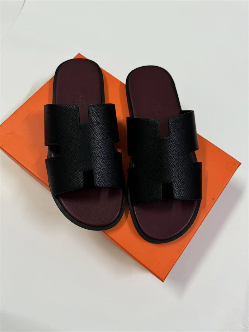 Medio Oriente e-commerce transfronterizo h zapatillas hombre sudeste asiático zapatos de cuero plano comercio exterior europeo y americano zapatos de playa de una sola zapatilla