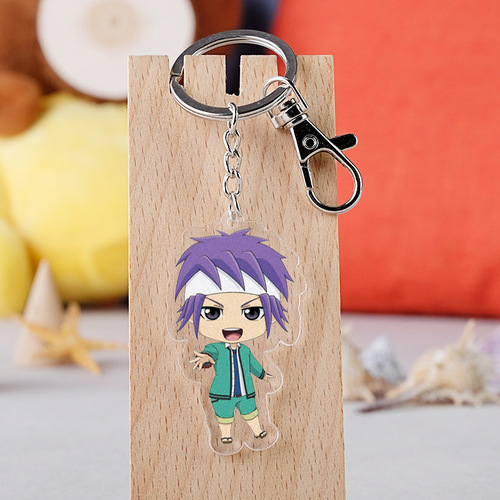 Anime Peripherals Saiki Kusuo’s Disaster Acrylic Keychain Rendoli Transparent Pendant
