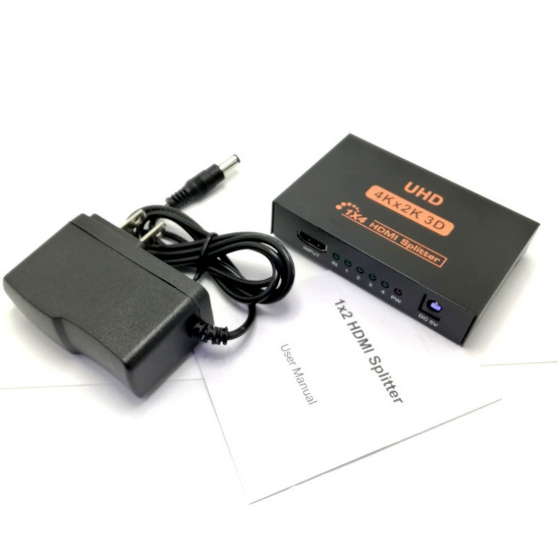 PD44K HDMI распределитель 1 в 4, четырехпоточный HD мониторинг, 3D ТВ/компьютер, сплит-экран