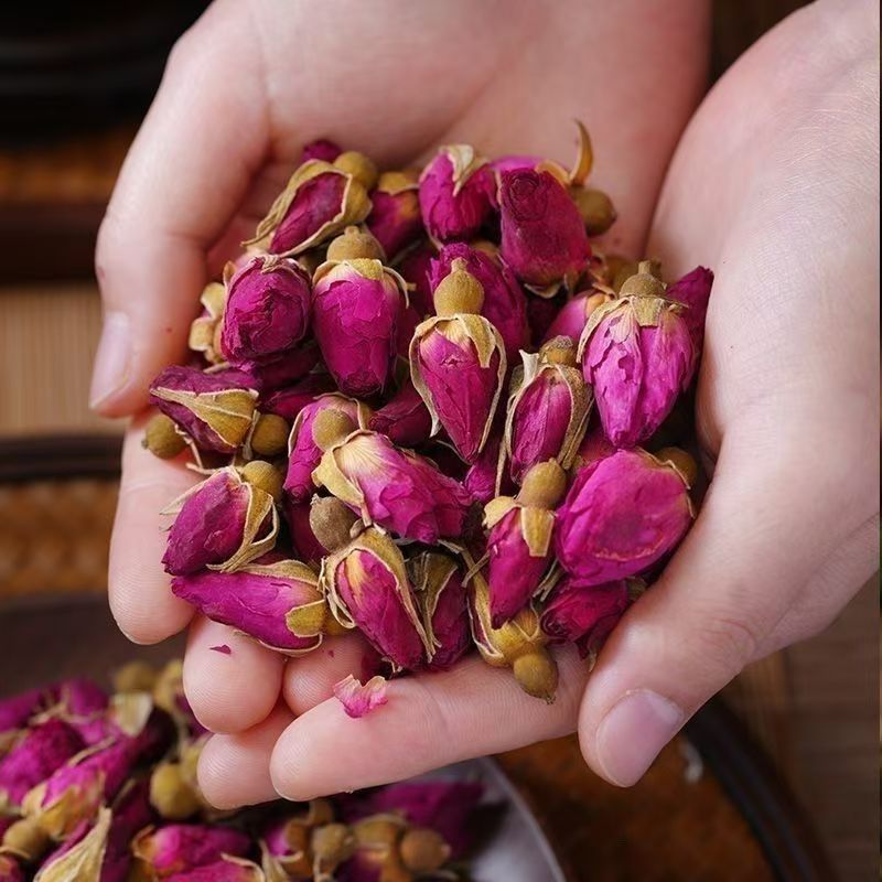 Pingyin Red Rose Buds Mei Gui Hua Low Temperature Dried Sulfur Free 500g Bulk Loose Flower Tea quality and texture