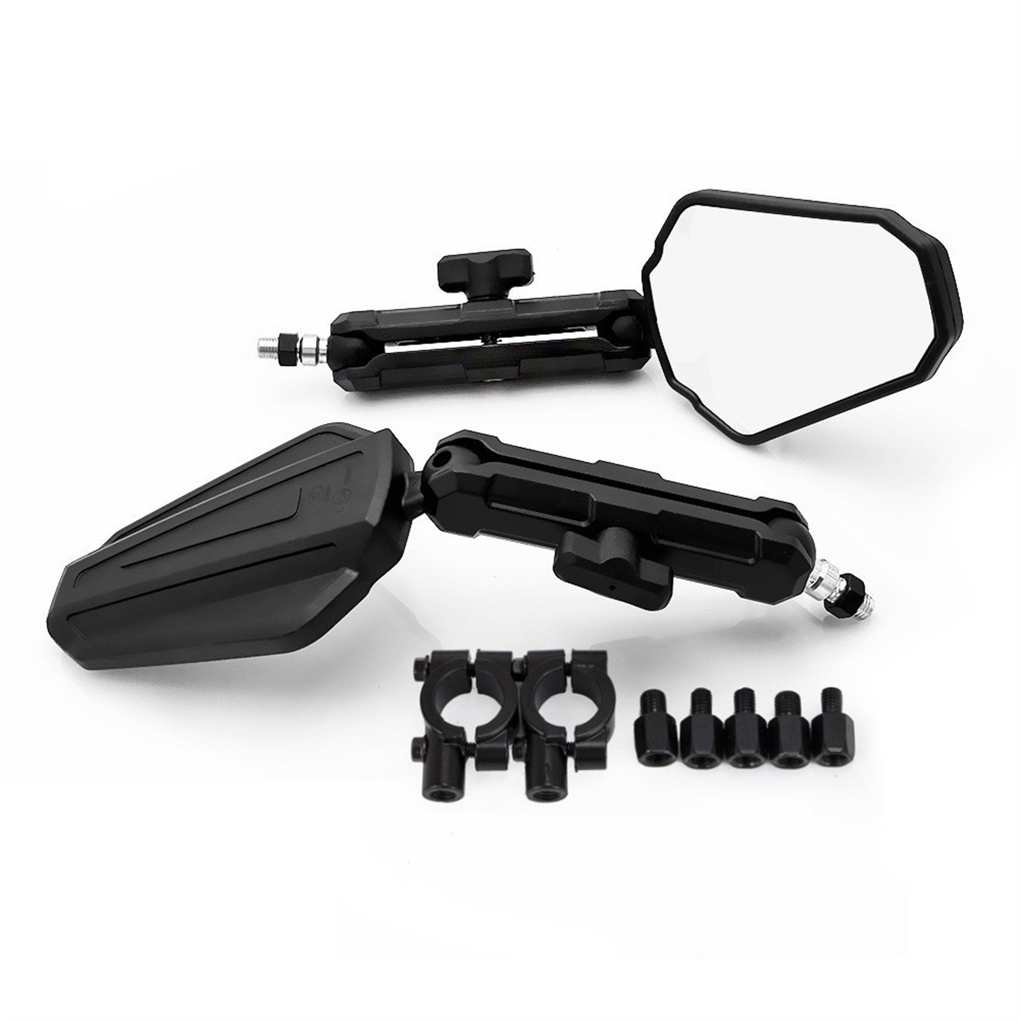 Motorcycle Rearview Mirror Suitable for Saike Long Rx Universal Dl250 Off-Road Adv Motorcycle Folding Modified Reflector