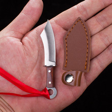 Mini Knife with Colorful Wood Sharp Blade, Miniature Red Army Knife, Portable Keychain Pendant, Package Opening Knife Mini Knife with Colorful Wood Sharp Blade, Miniature Red Army Knife, Portable Keychain Pendant, Package Opening Knife