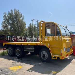 Mobile Warehouse Logistics Construction Site Transporter Electric Four-Wheel Flatbed Truck High-Strength Power Without Fear of Slopes
