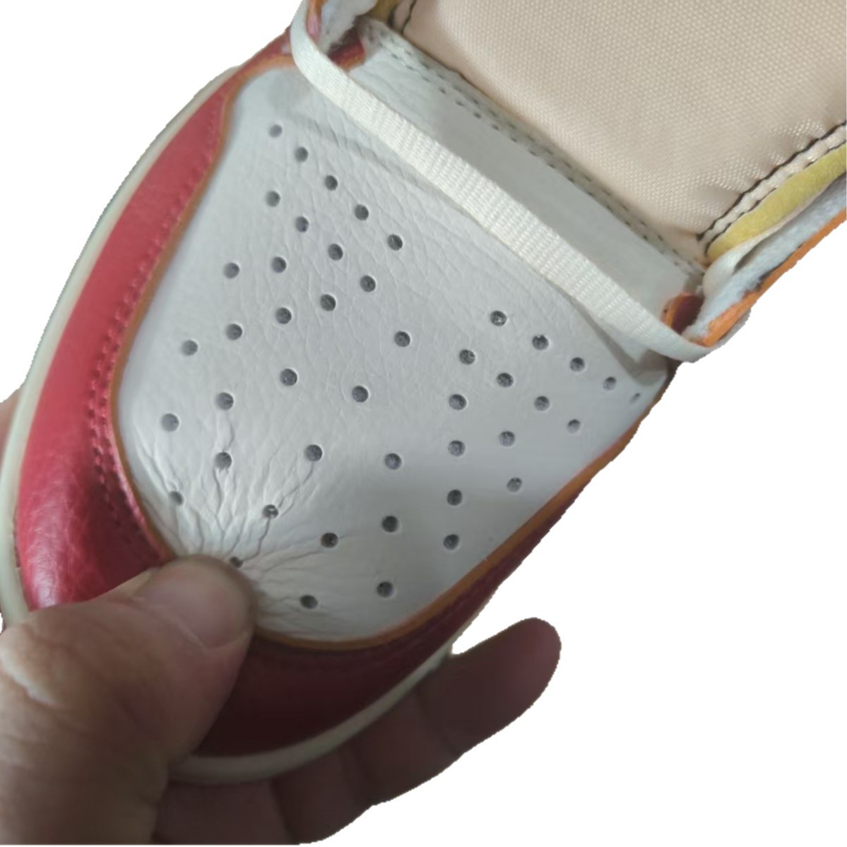 Zapatos Pitian pure original aj1 versión superior de alta calidad importada de cuero de cabeza completa para hombres y mujeres zapatillas deportivas casuales