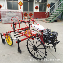 红薯种植起垄覆膜机 农作物种植铺膜机120宽地膜机