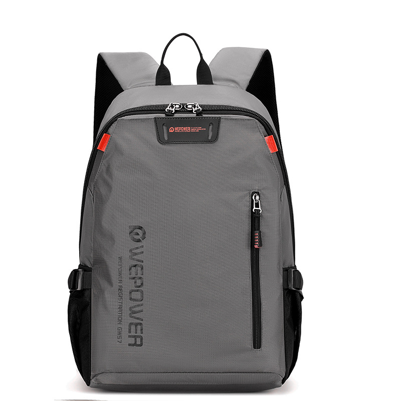 WEPOWER nueva mochila para hombres, mochila de estudiantes de secundaria, mochila de ocio para computadoras deportivas al aire libre