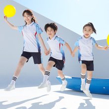 夏装新款幼儿园园服运动服套装夏季中小学生班服校服教师装批发