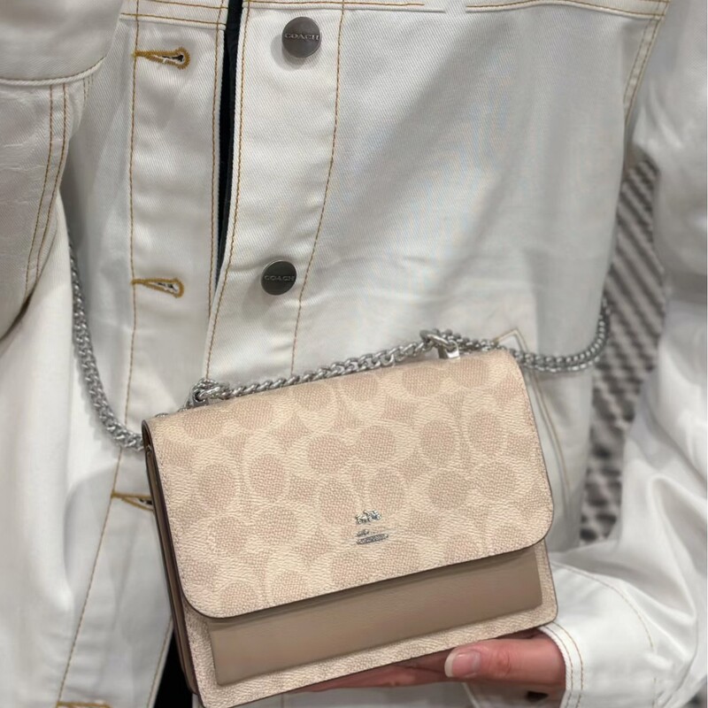 2024Klare Small Square Bag, Single Shoulder Crossbody Bag, Retro Rivet Versatile Printed Flap Tofu Bag, Vintage Style