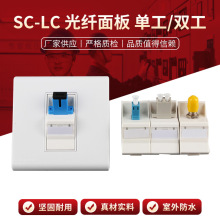 SC-LC 光纤面板-单工-双工 电脑光钎信息面板接口光纤面板