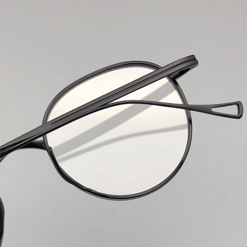 Pure titanium glasses frame men's oval glasses frame with height myopia retro glasses frame women's ten thousand year turtle same style 113