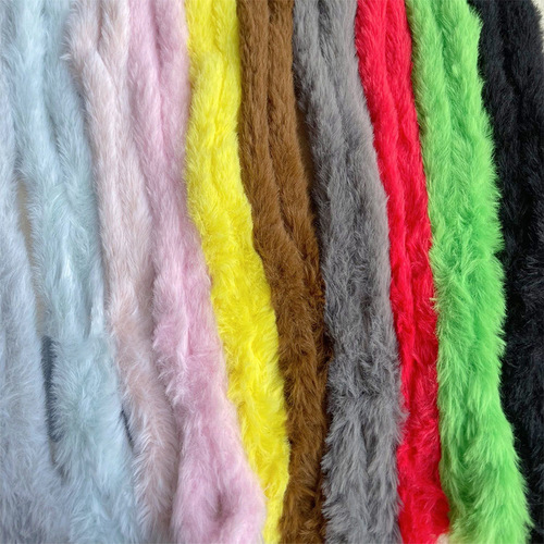 Twisting stick wholesale 15mm thick encrypted plush root diy doll puppy thick encrypted cross-border woolen strips