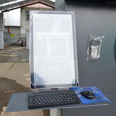Automatic hole puncher with laser stainless steel