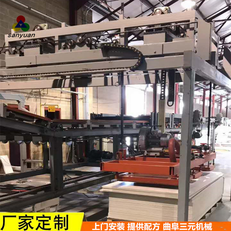 建材加工机械玻镁砂光防火板生产线 水泥纤维墙体板设备 一机多用