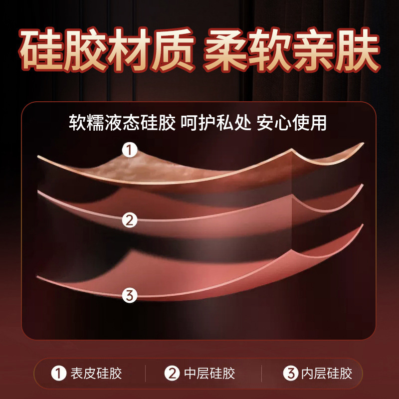 Jiuai Realistic Silicone Dildo for Women, Electric Vibrating Remote-Controlled Adult Toy — detail image 5